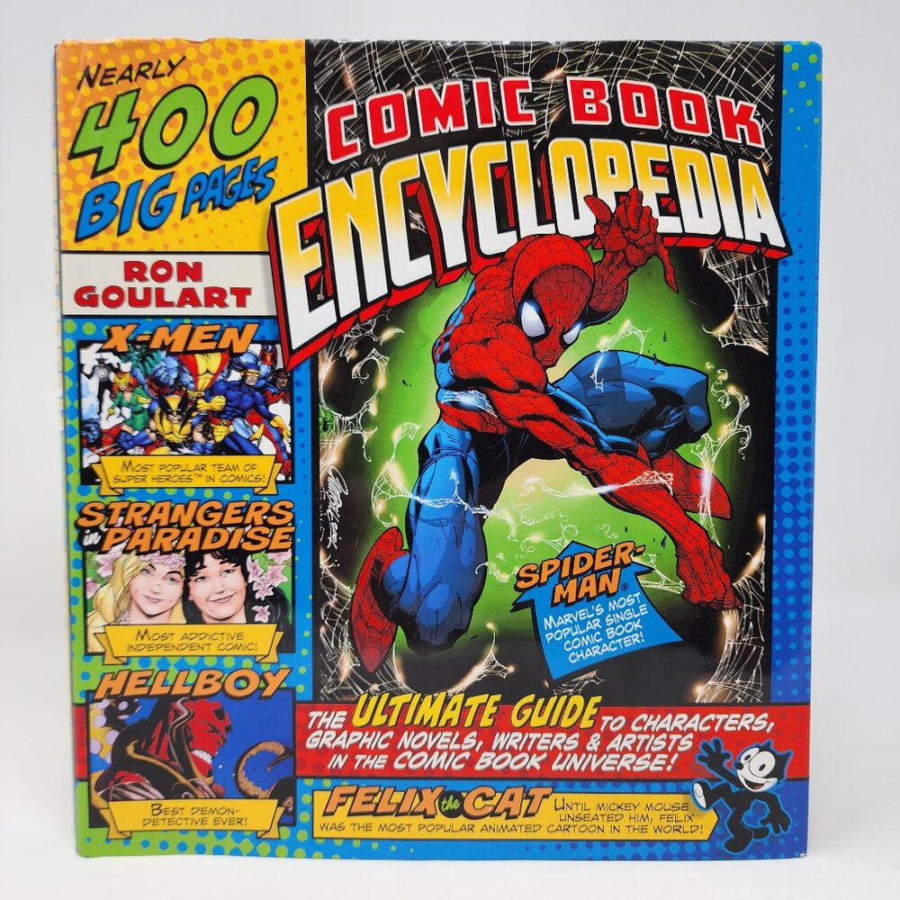 2004 Comic Book Encyclopedia by Ron Goulart Hardcover Illustrated Comics Guide